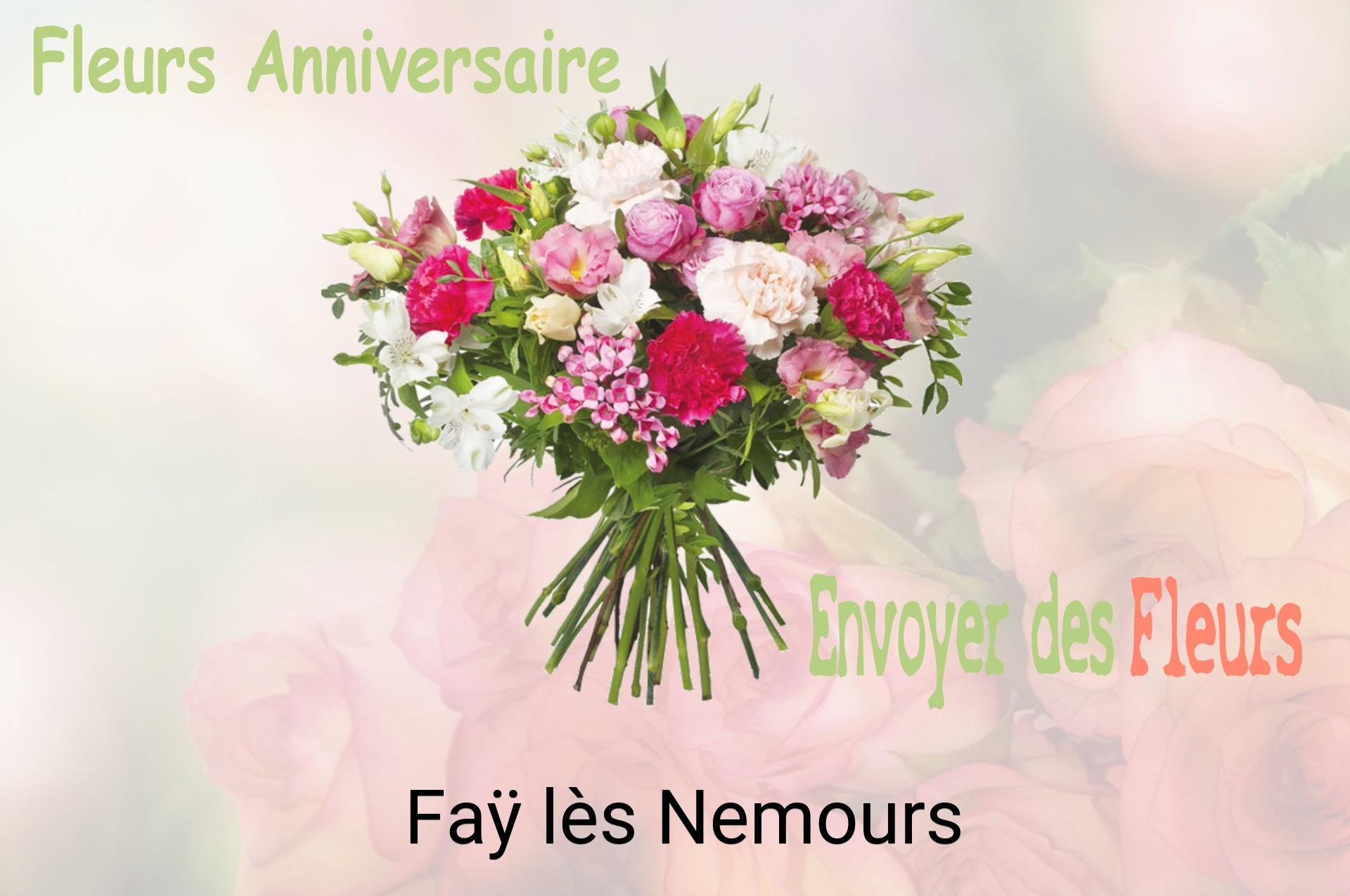 Bouquet de fleurs d’anniversaire livré à Faÿ-lès-Nemours