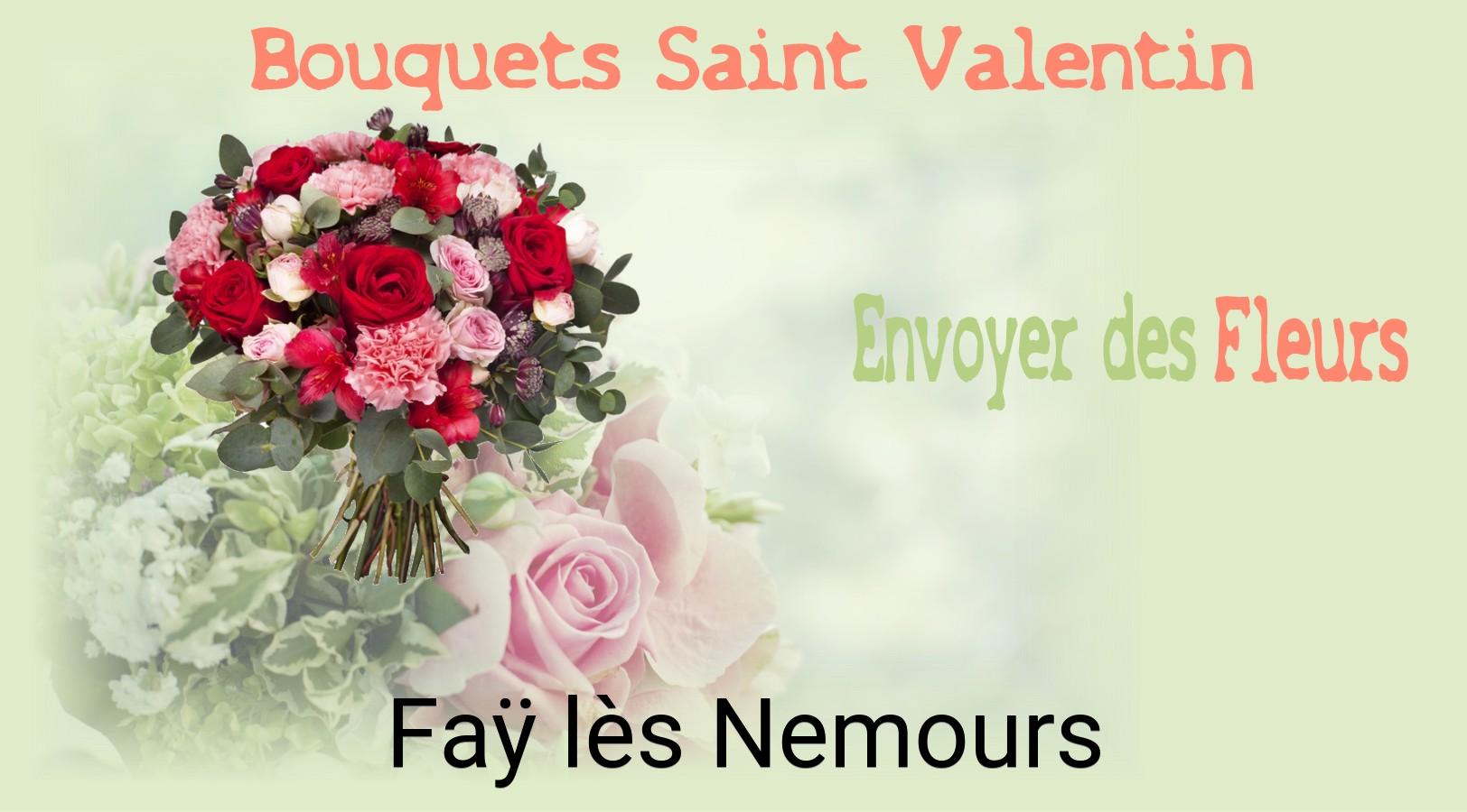 Roses de Saint-Valentin livrées à Faÿ-lès-Nemours